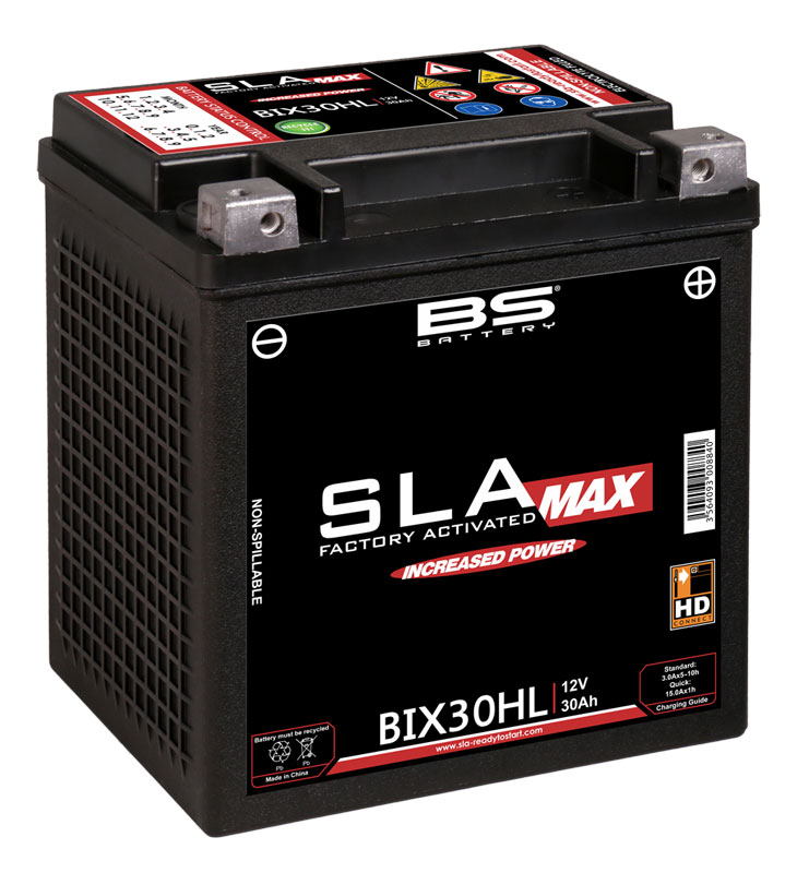 BS-battery BIX30HL (FA) HD  AGM SLA MAX, 12, 30 , 400  166x130x175,  (- / +), (YIX30HL) 300884