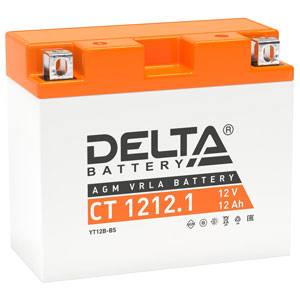  DELTA AGM CT1212.1 YT12B-BS, YT12B-4 (151x 71x130)  (+   -) CT 1212.1