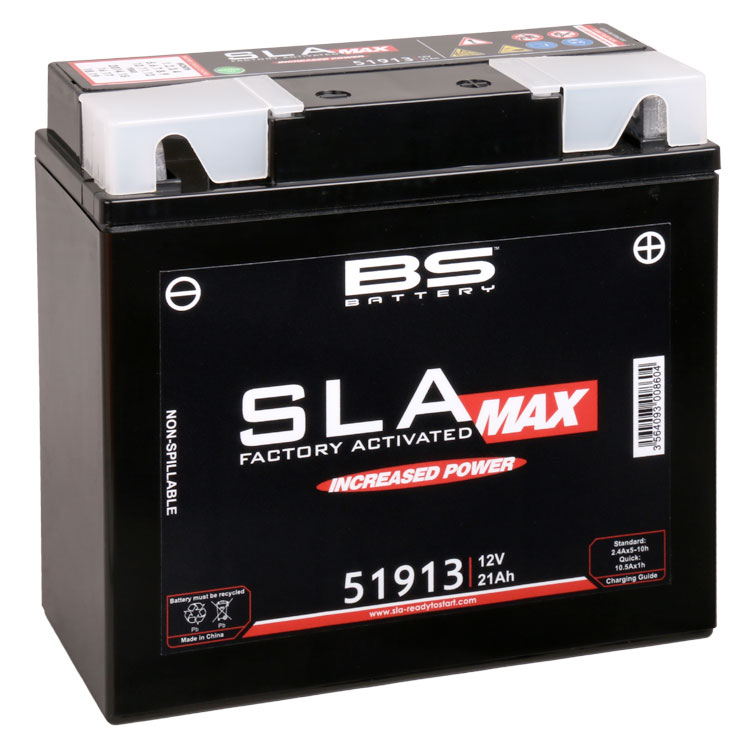 BS-battery 51913 (FA)  AGM SLA MAX, 12, 21 , 210  182x77x168,  (- / +), (51913) 300860