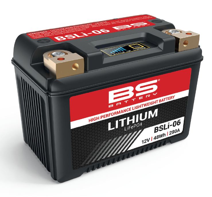 BS-battery BSLI-06   - BS-Lithium 12 4 , 48 Wh, 280A 148x86x105,  ( +/- )  (YTX14H-BS, YTZ12S, YTZ14S, YTX12-BS, YTX14-BS) 360106